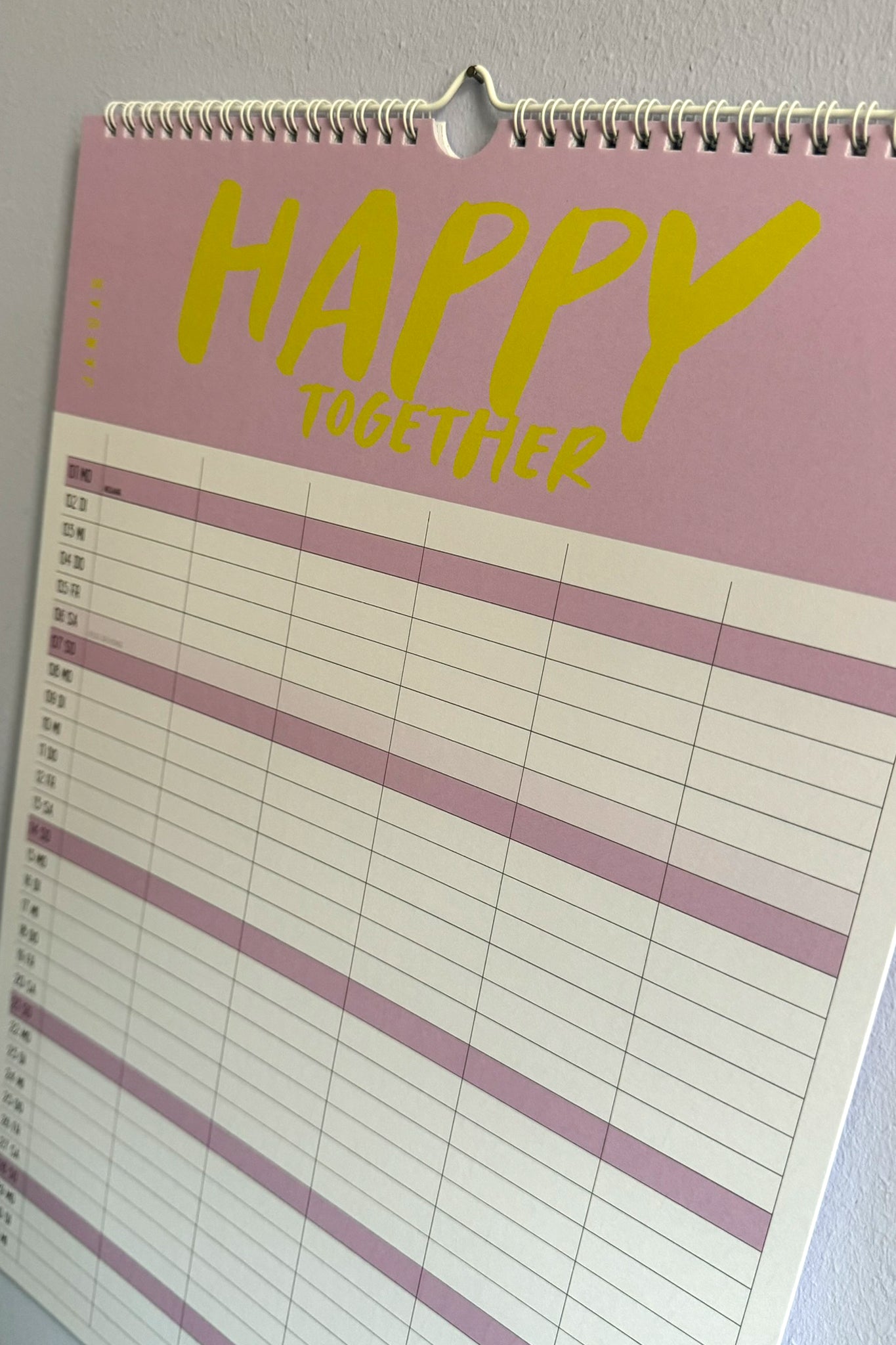 Familienkalender 2024 - We are family