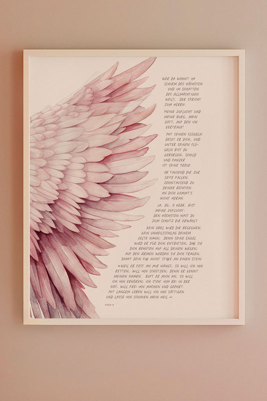 Poster - Psalm 91 - 50x70