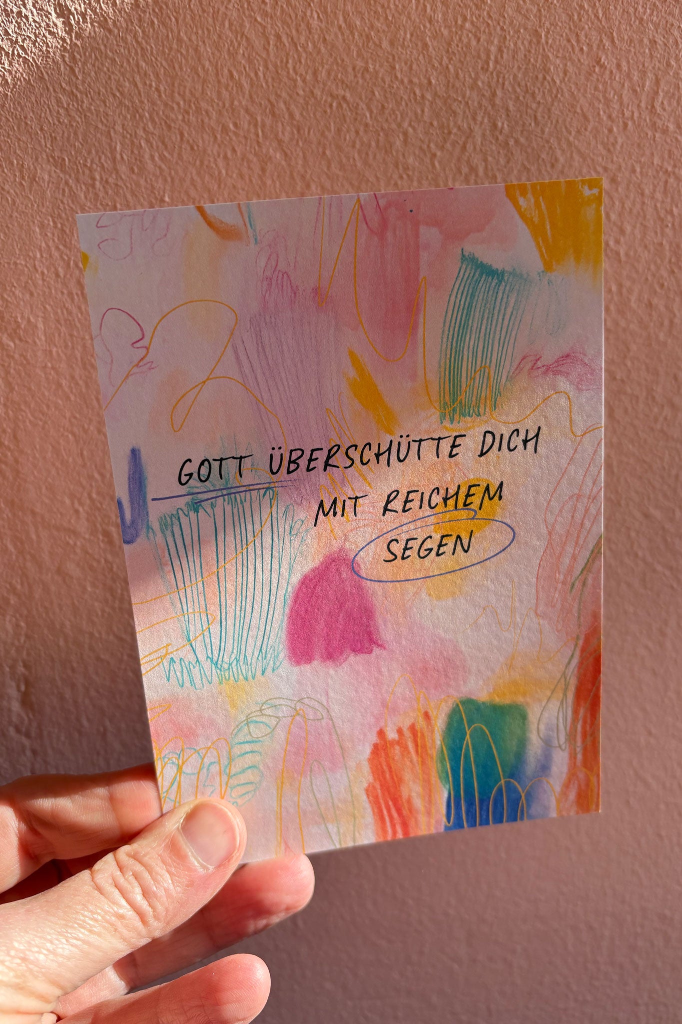 Postkarte - Geburtstag - Segen