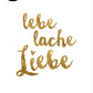 Postkarte - Lebe/Lache/Liebe