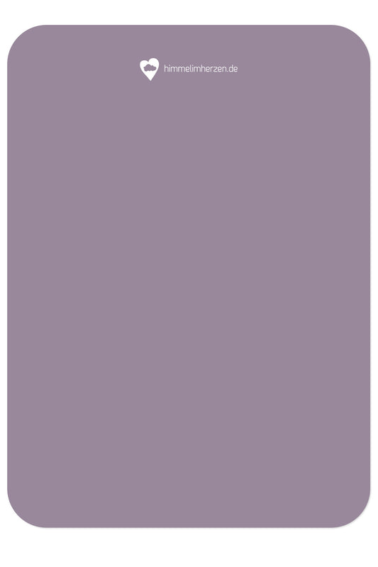 Rückseite Christliche Postkarte mit Motiv Bully von Himmel im Herzen zur Ermutigung