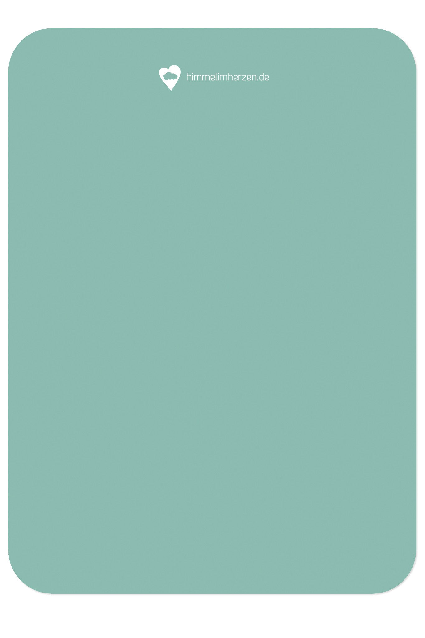 Rückseite Christliche Postkarte von Himmel im Herzen mit Gottes Wort