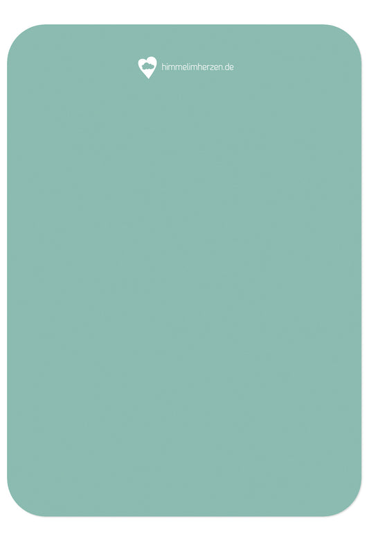 Rückseite Christliche Postkarte von Himmel im Herzen mit Gottes Wort