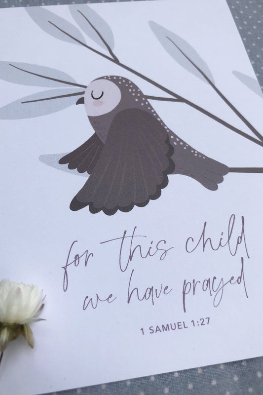 Postkarte - For this child