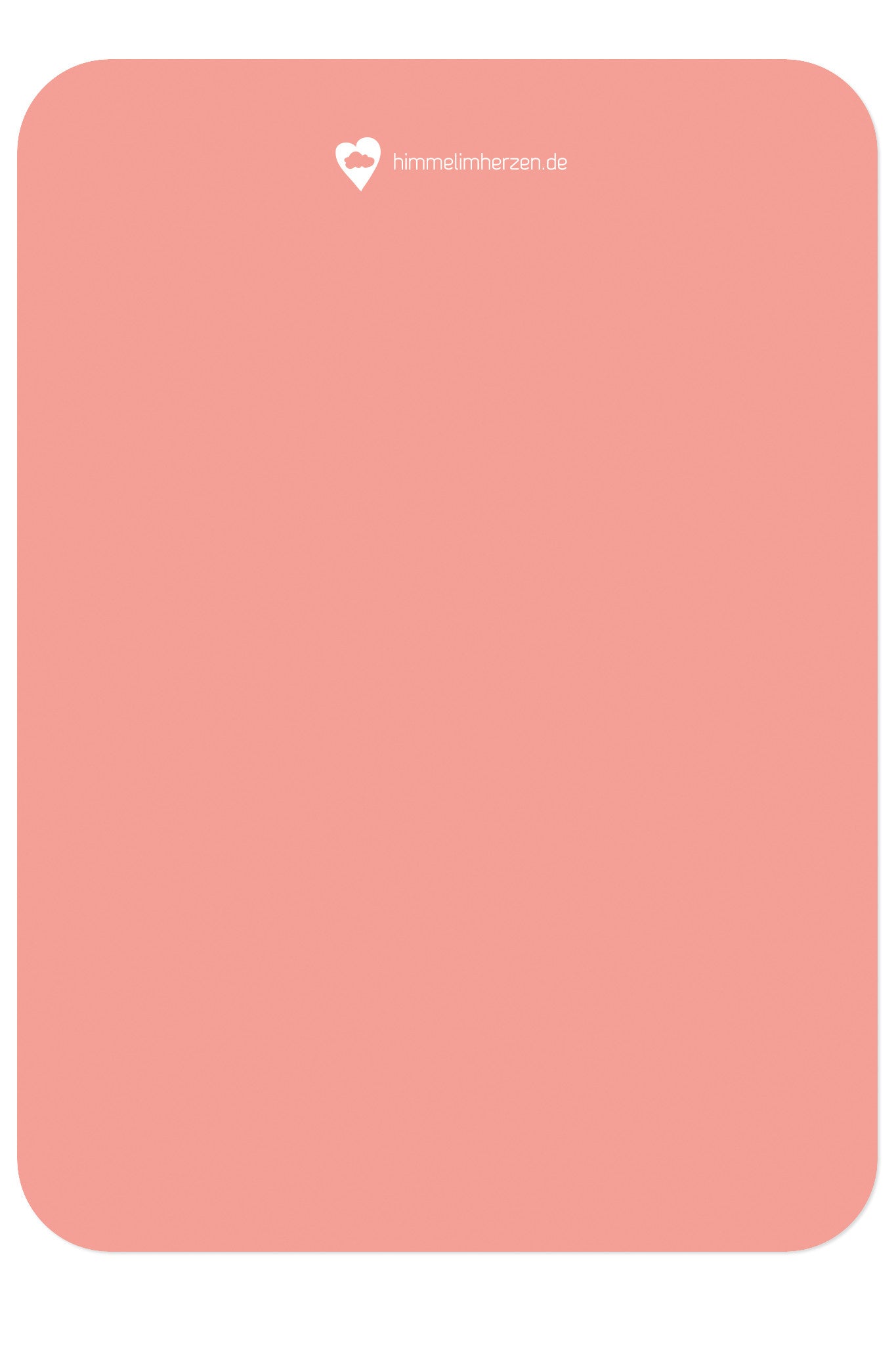 Rückseite Christliche Postkarte mit Illustration Elefant von Himmel im Herzen zum Geburtstag