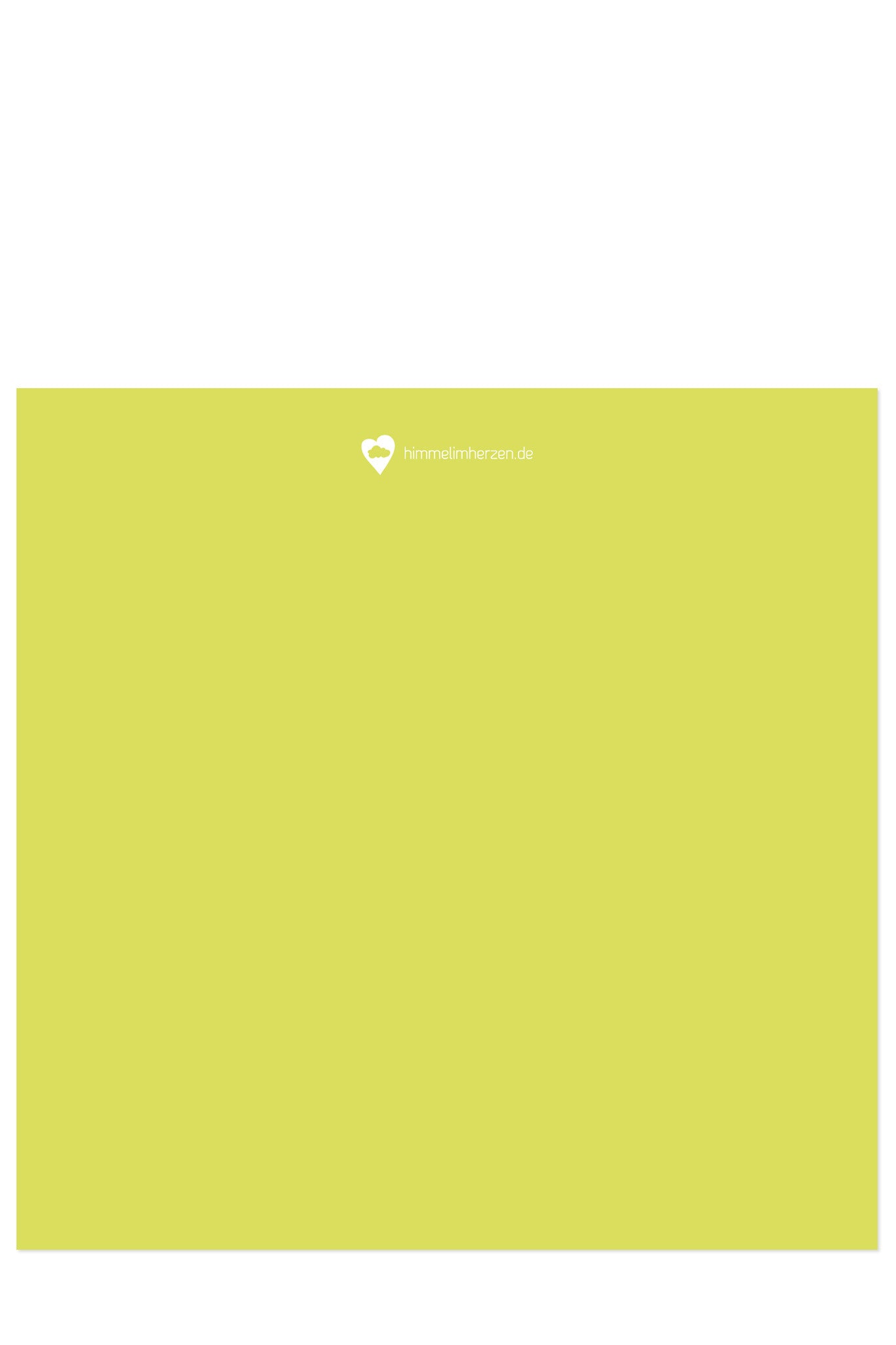 Rückseite Christliche Postkarte mit der Jahreslosung 2014 von Himmel im Herzen