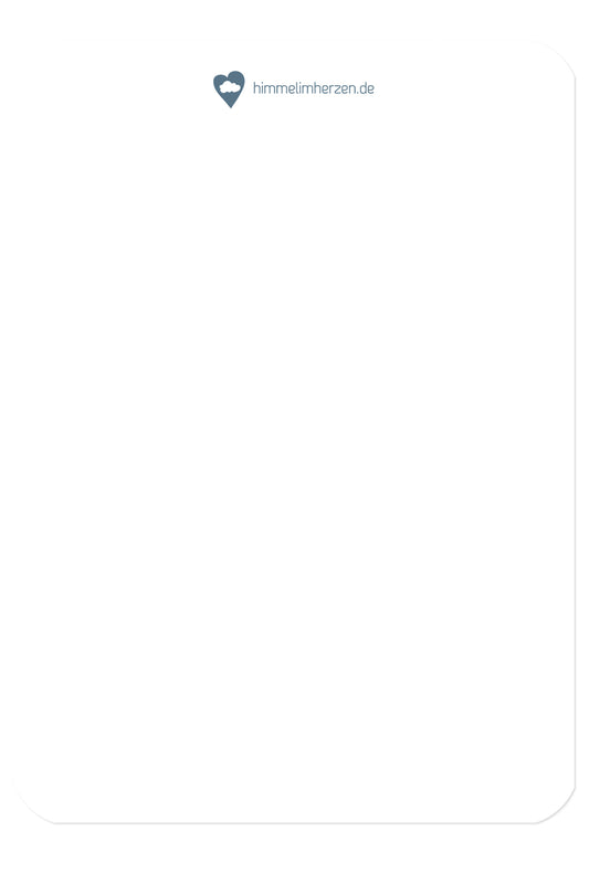 Rückseite: Christliche Postkarte mit der Jahreslosung 2018 von Himmel im Herzen