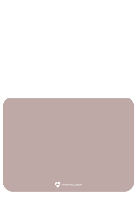 Rückseite Christliche Postkarte von Himmel im Herzen