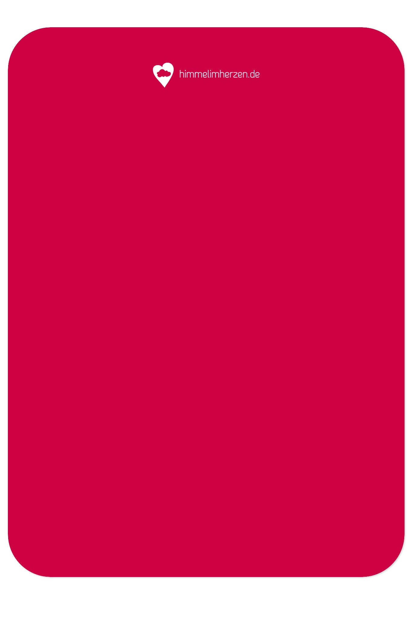 Rückseite Christliche Postkarte You are loved von Himmel im Herzen zur Ermutigung