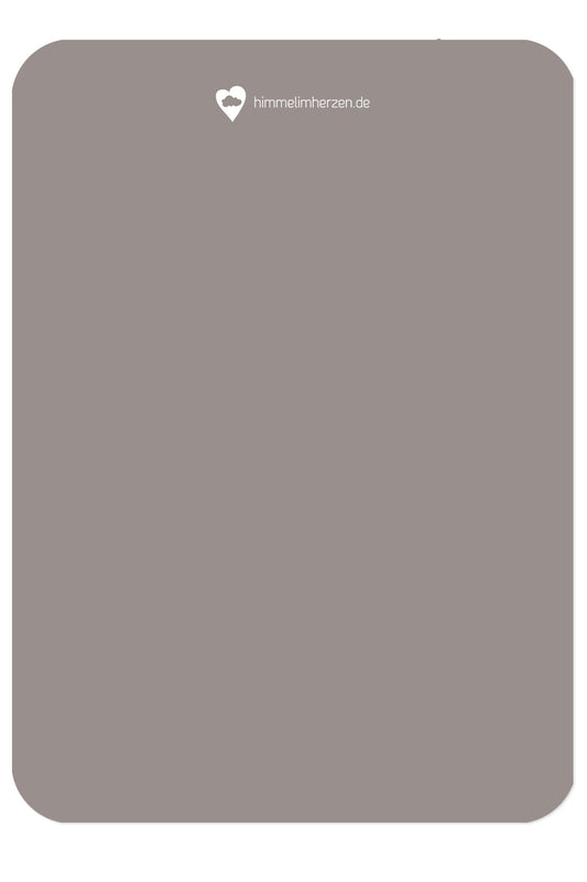 Rückseite Christliche Postkarte von Himmel im Herzen