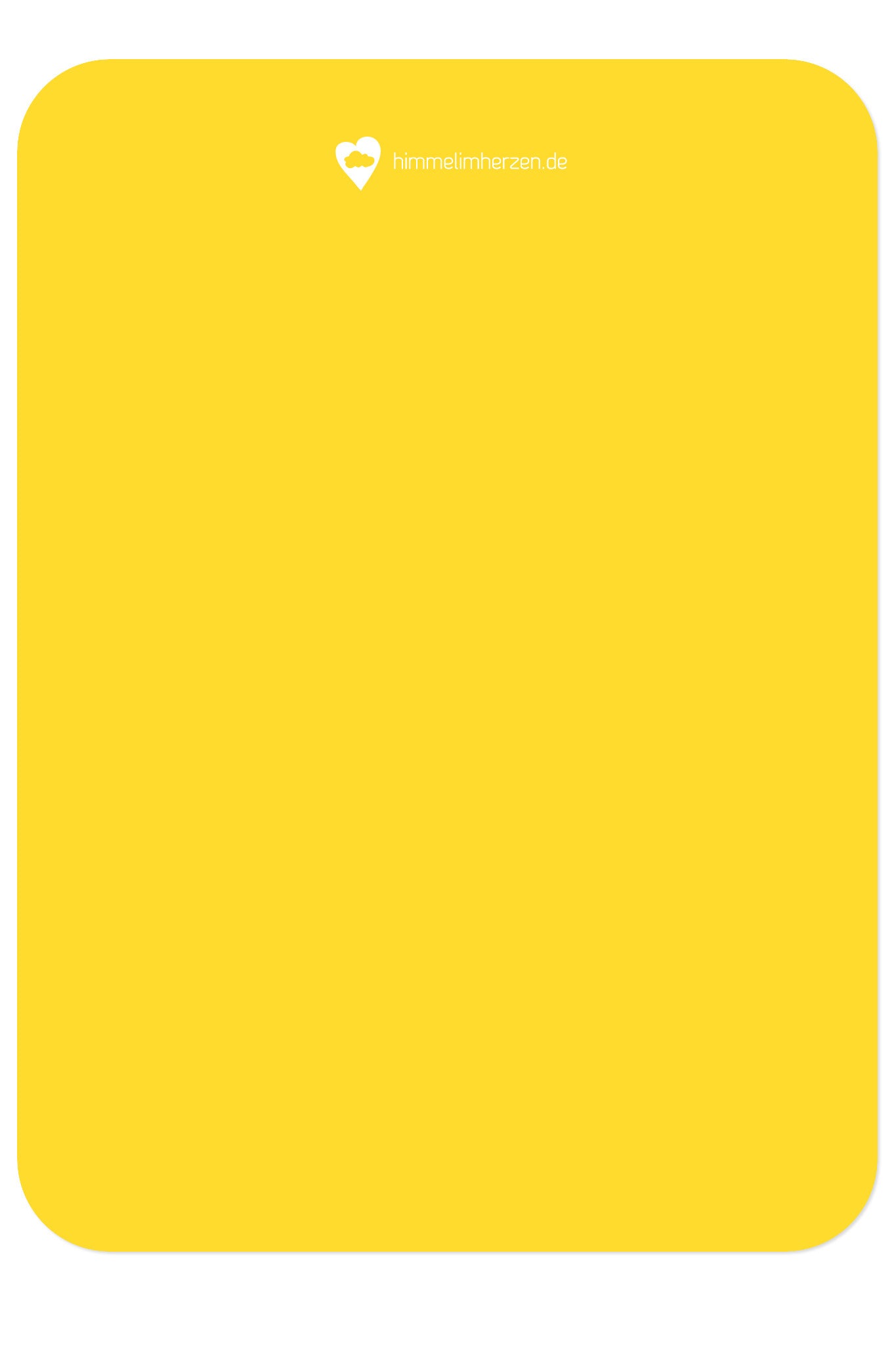 Rückseite Christliche Postkarte von Himmel im Herzen zum Trost