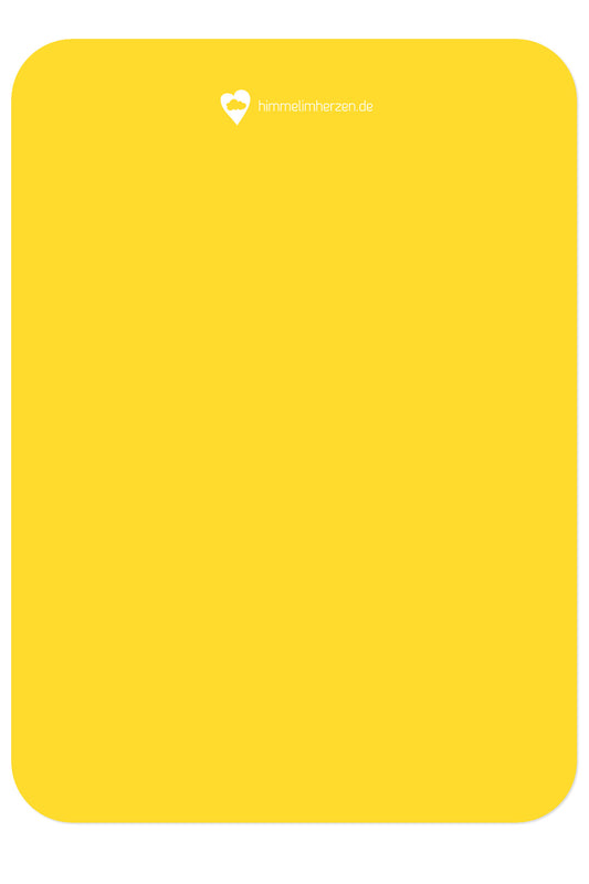 Rückseite Christliche Postkarte von Himmel im Herzen zum Trost