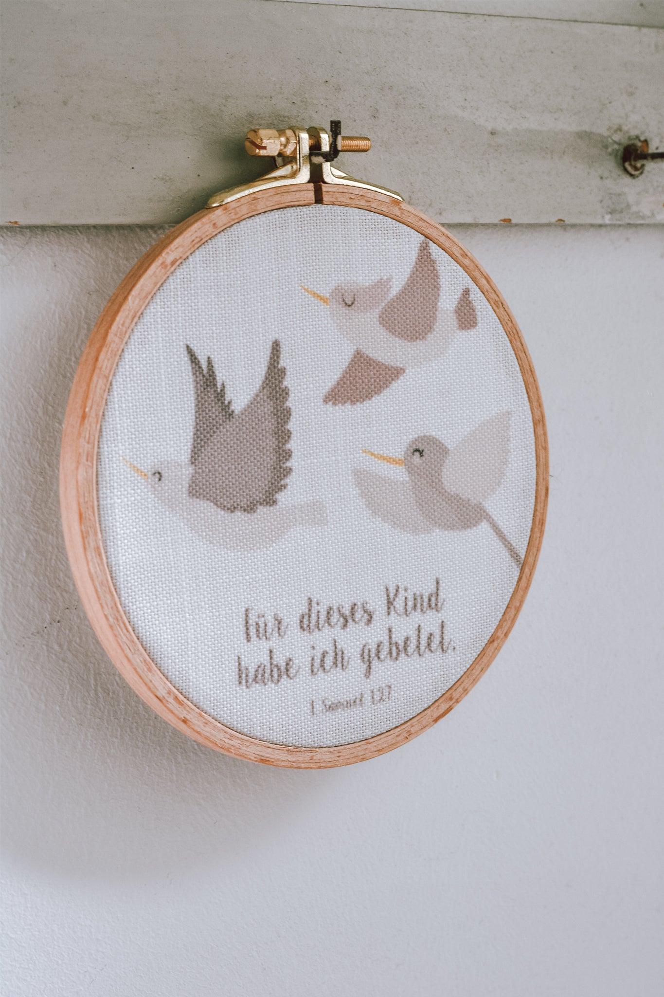 Stickrahmen - für dieses Kind habe ich gebetet