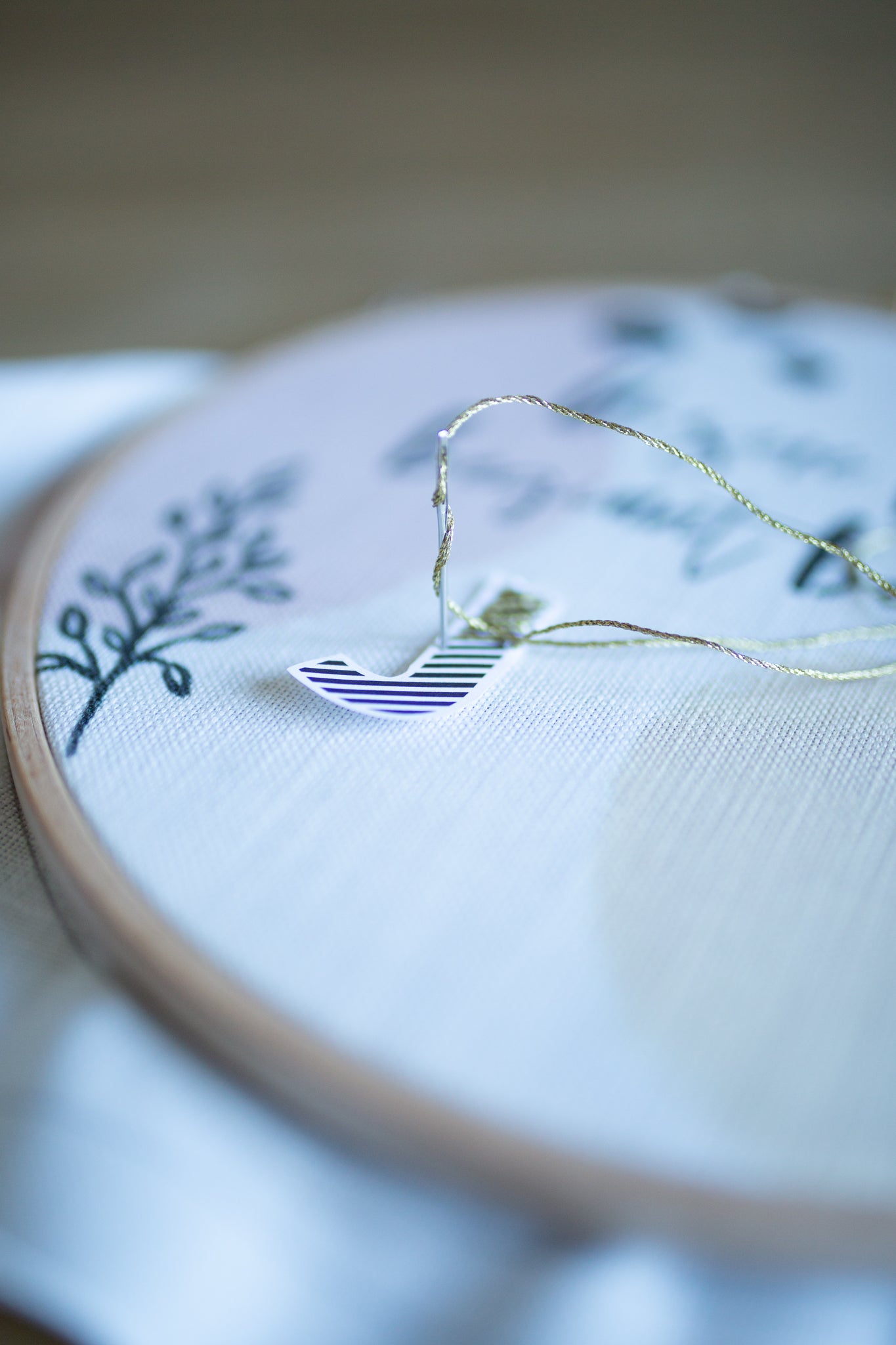 Stickrahmen - Unsere Liebe - DIY