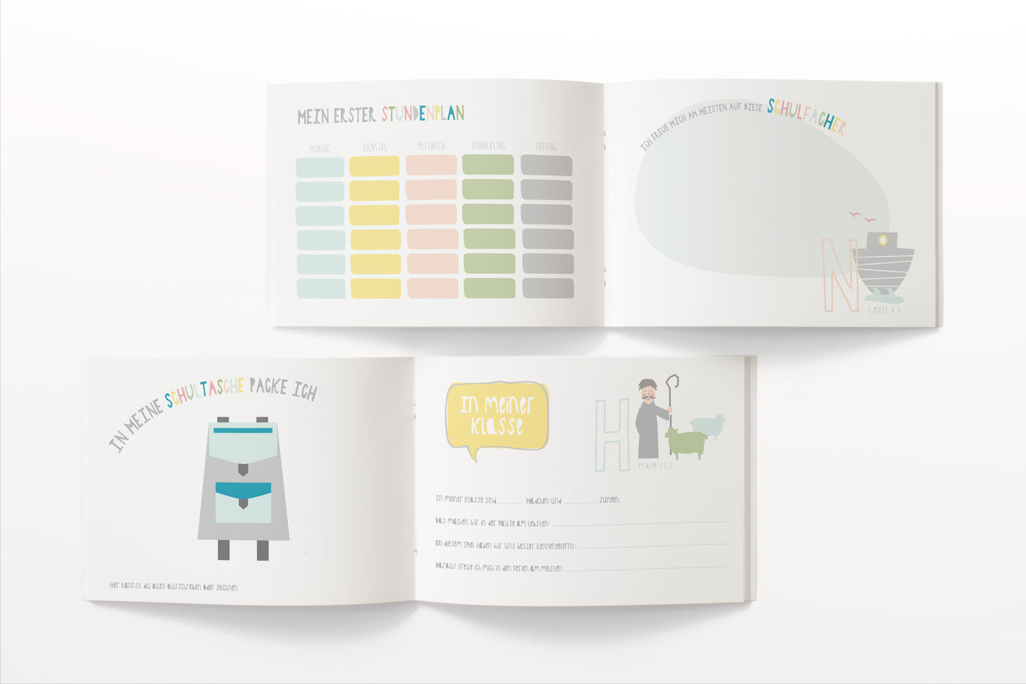 Erinnerungsbuch zur Einschulung