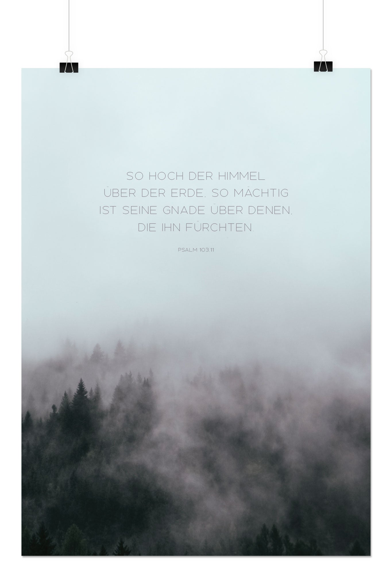Poster - So hoch der Himmel - 50x70