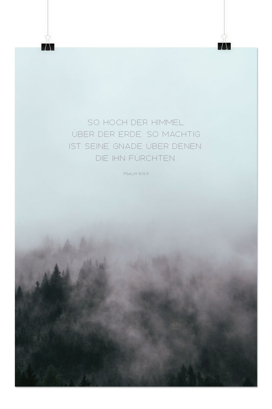 Poster - So hoch der Himmel - 50x70