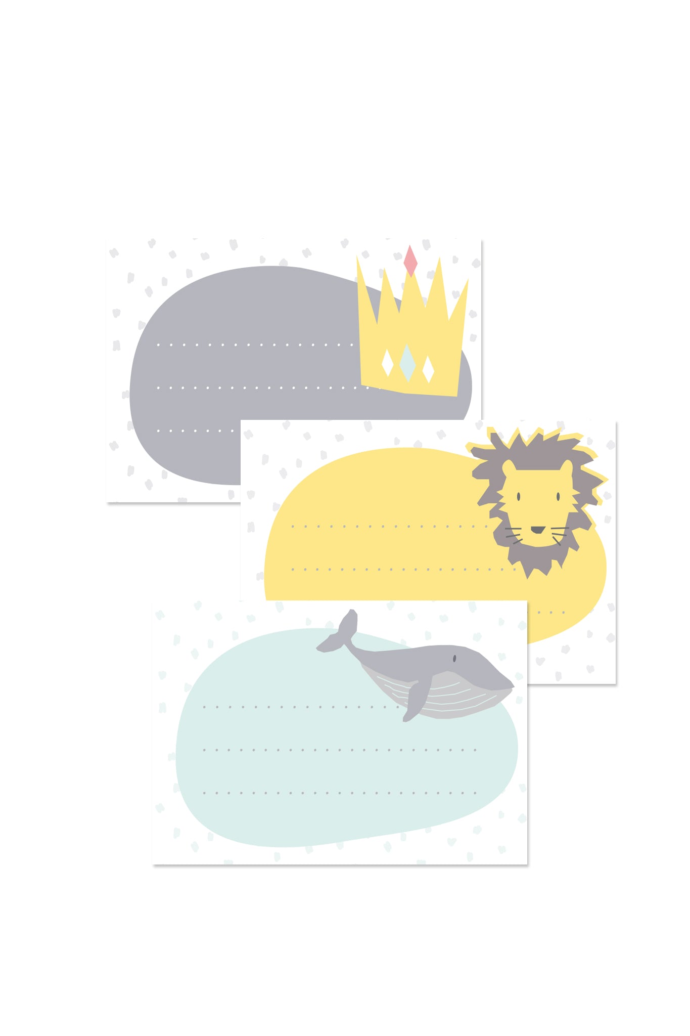 Etiketten zum Schulanfang