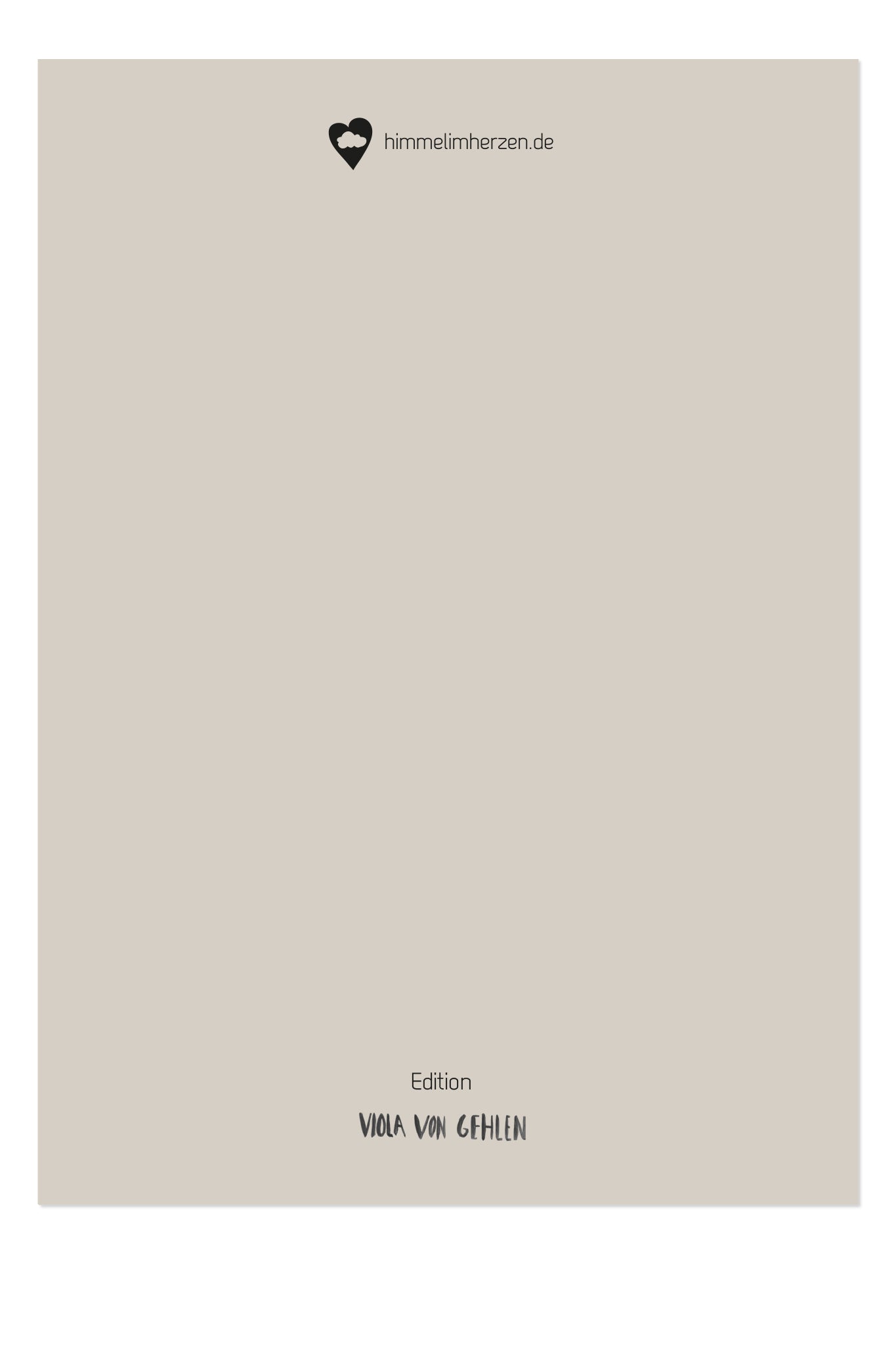 Weihnachtspostkarte - Edition Viola - Frohes Fest