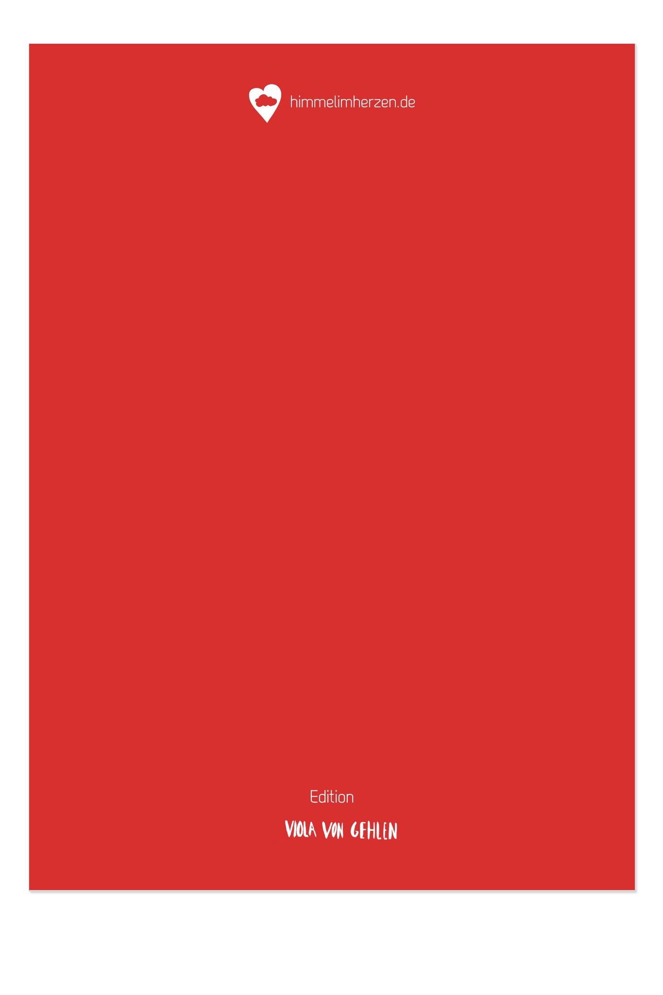 Weihnachtspostkarte - Edition Viola - Gesegnete Weihnachten