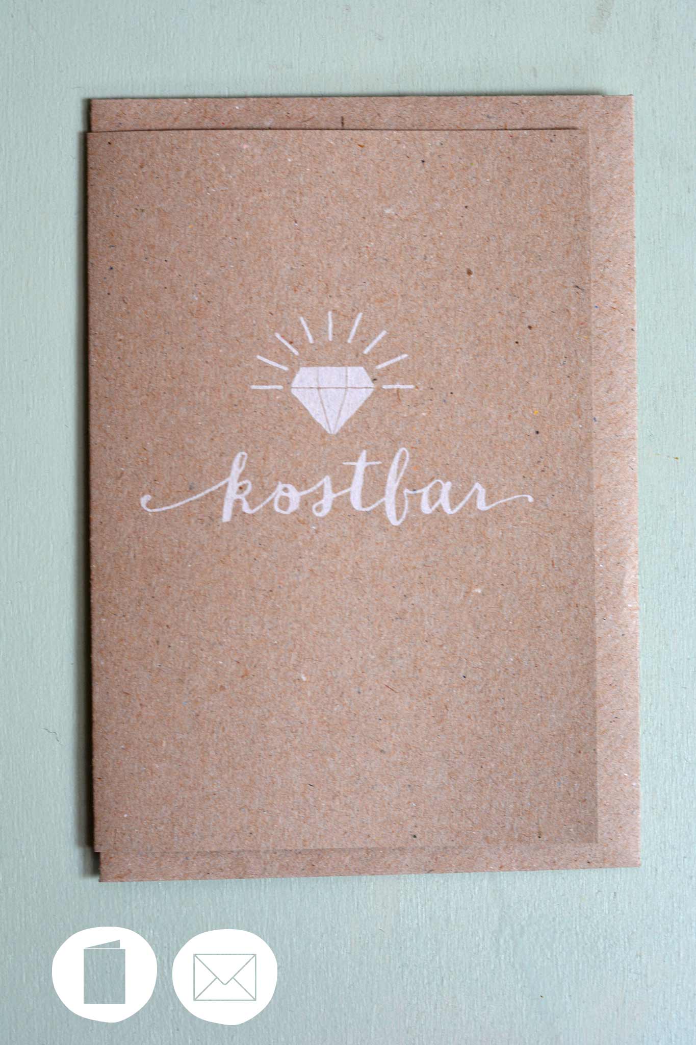 Klappkarte - Kostbar