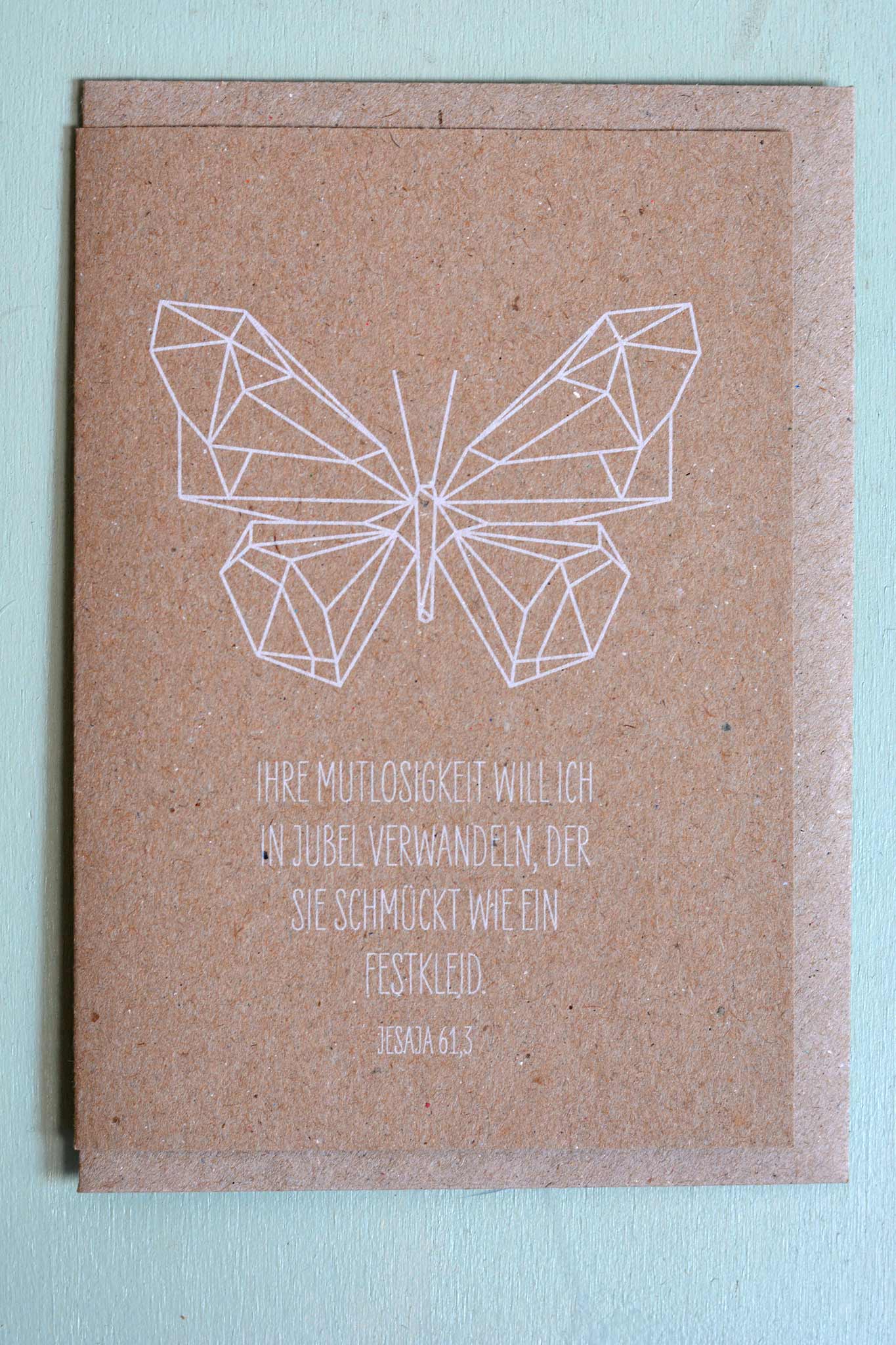 Klappkarte - Schmetterling