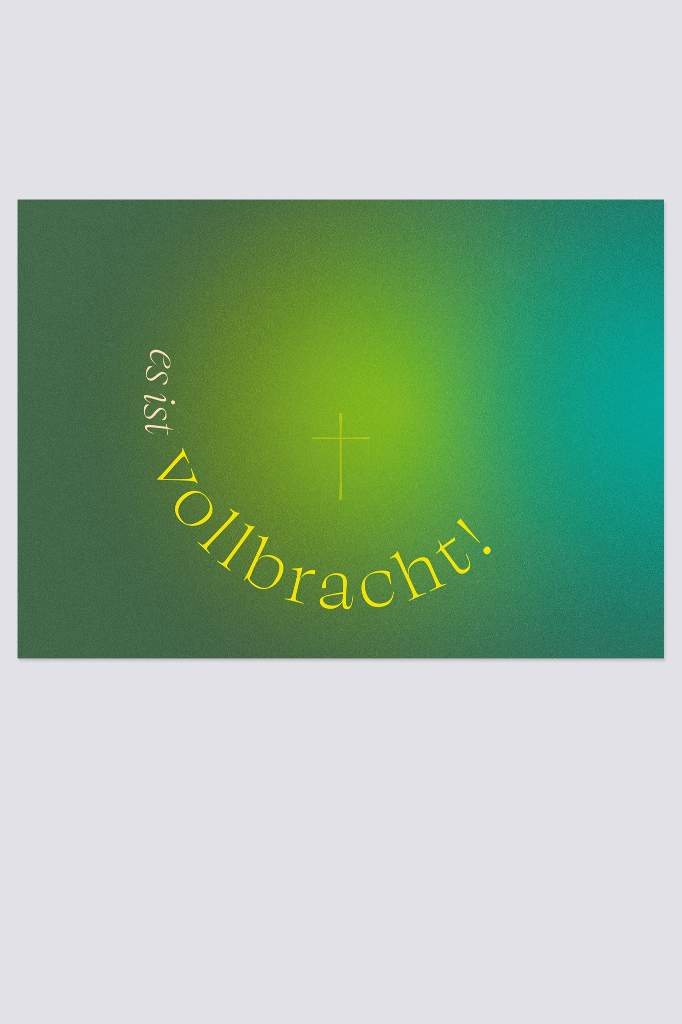 Postkarte - Es ist vollbracht