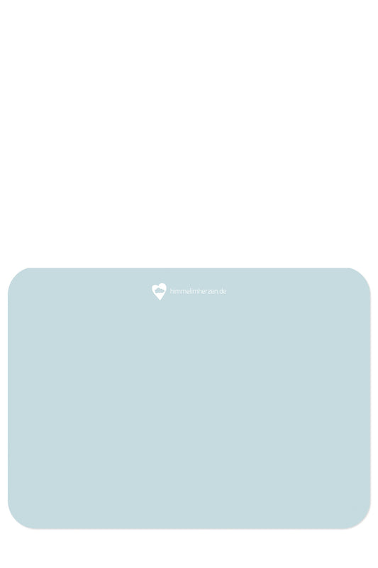 Rückseite der Weihnachtspostkarte Joy mit der Illustration von Pinguinen von Himmel im Herzen