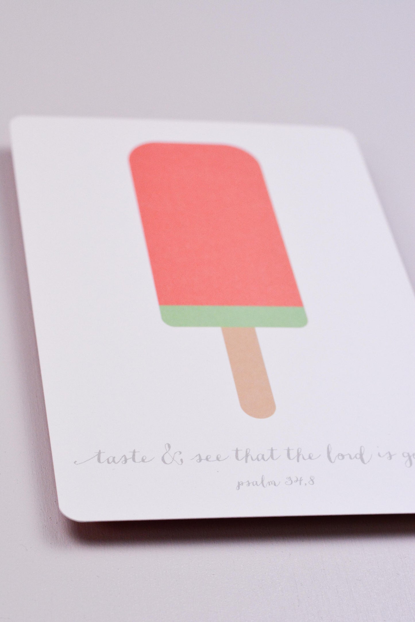 Postkarte - Taste and See