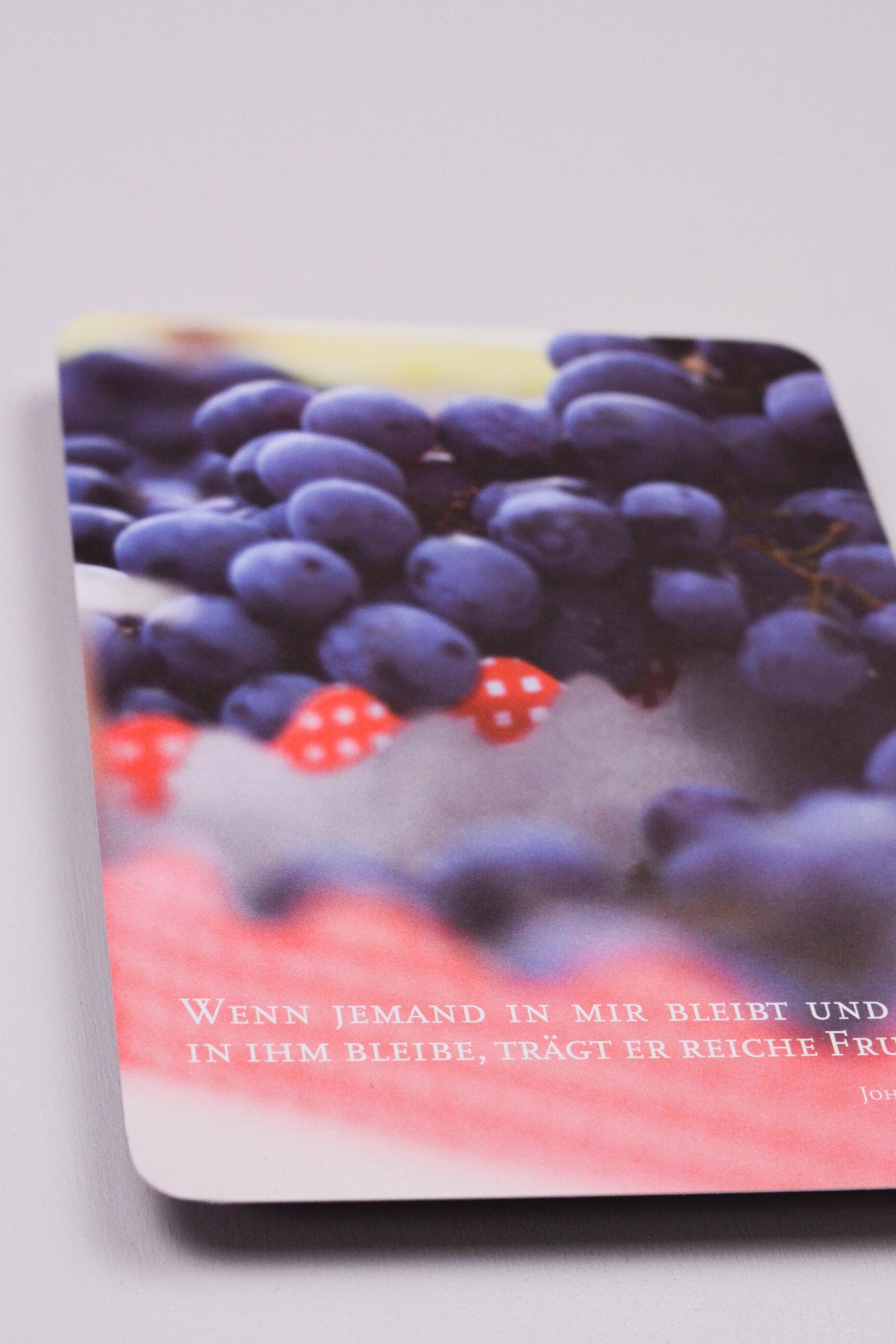 Postkarte - Gottes Wort - Weintrauben