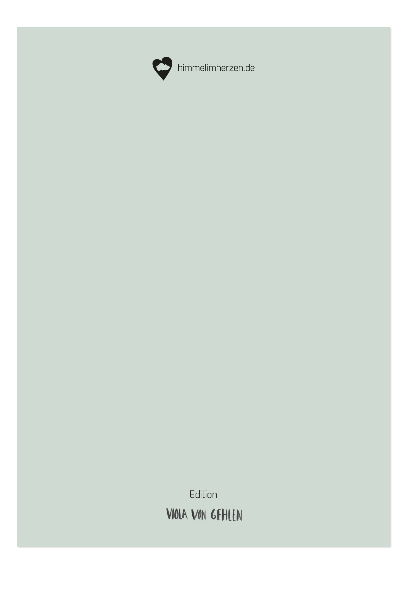 Postkarte - Edition Viola - Zur Taufe