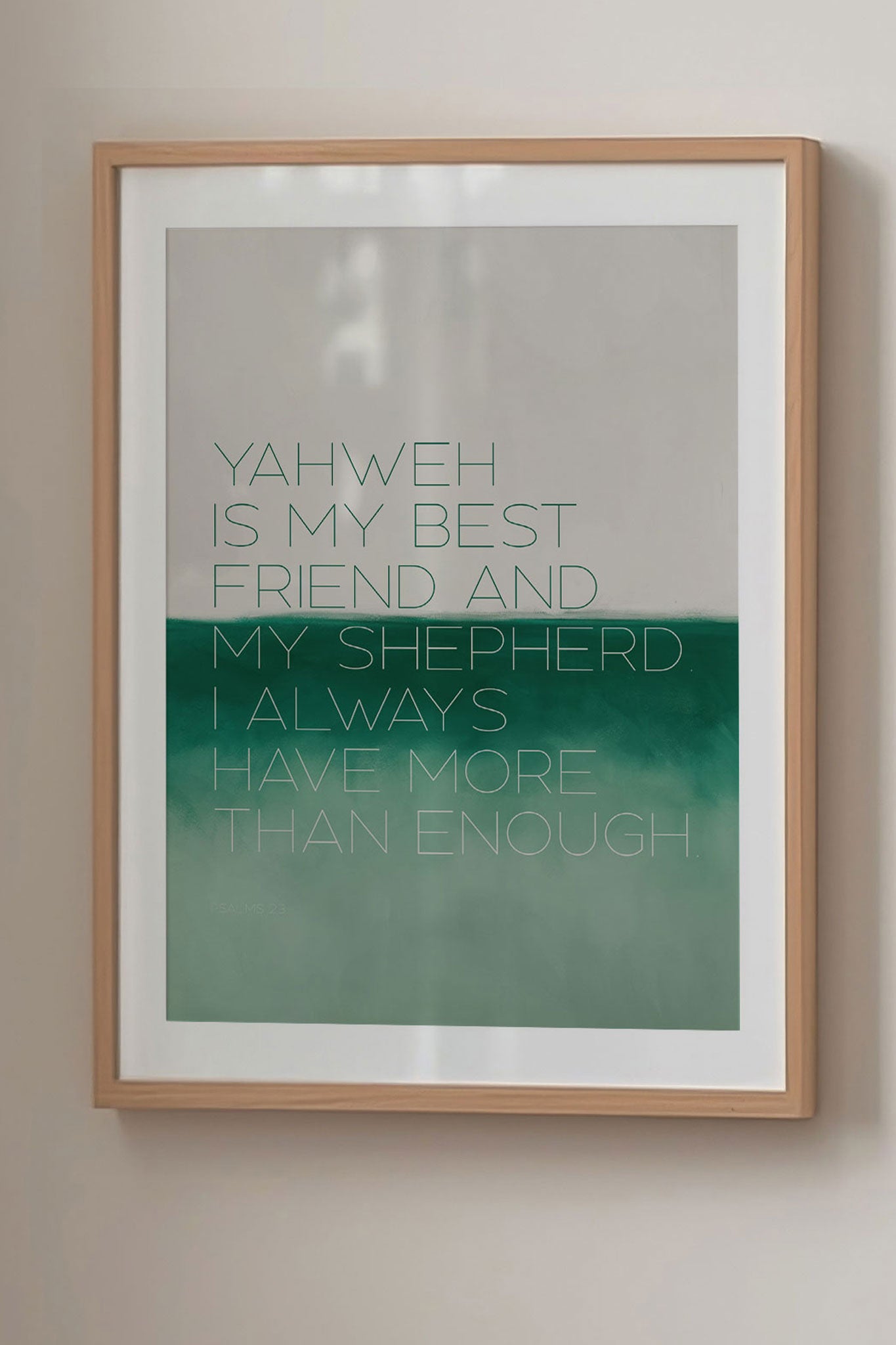 Poster - Psalm 23 - 50x70