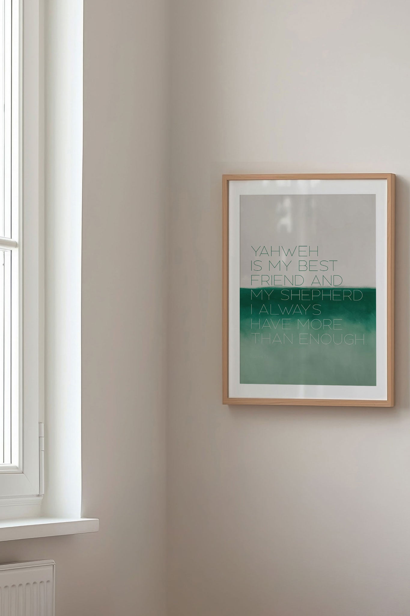 Poster - Psalm 23 - 50x70