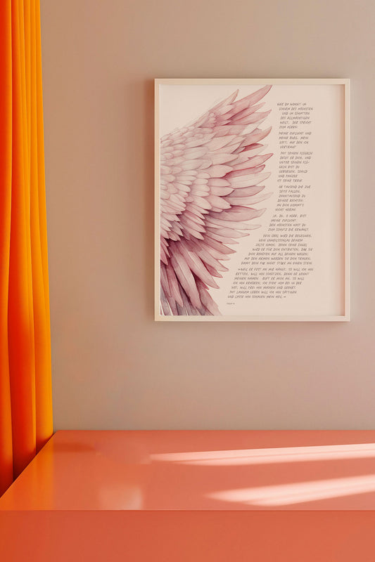 Poster - Psalm 91 - 50x70