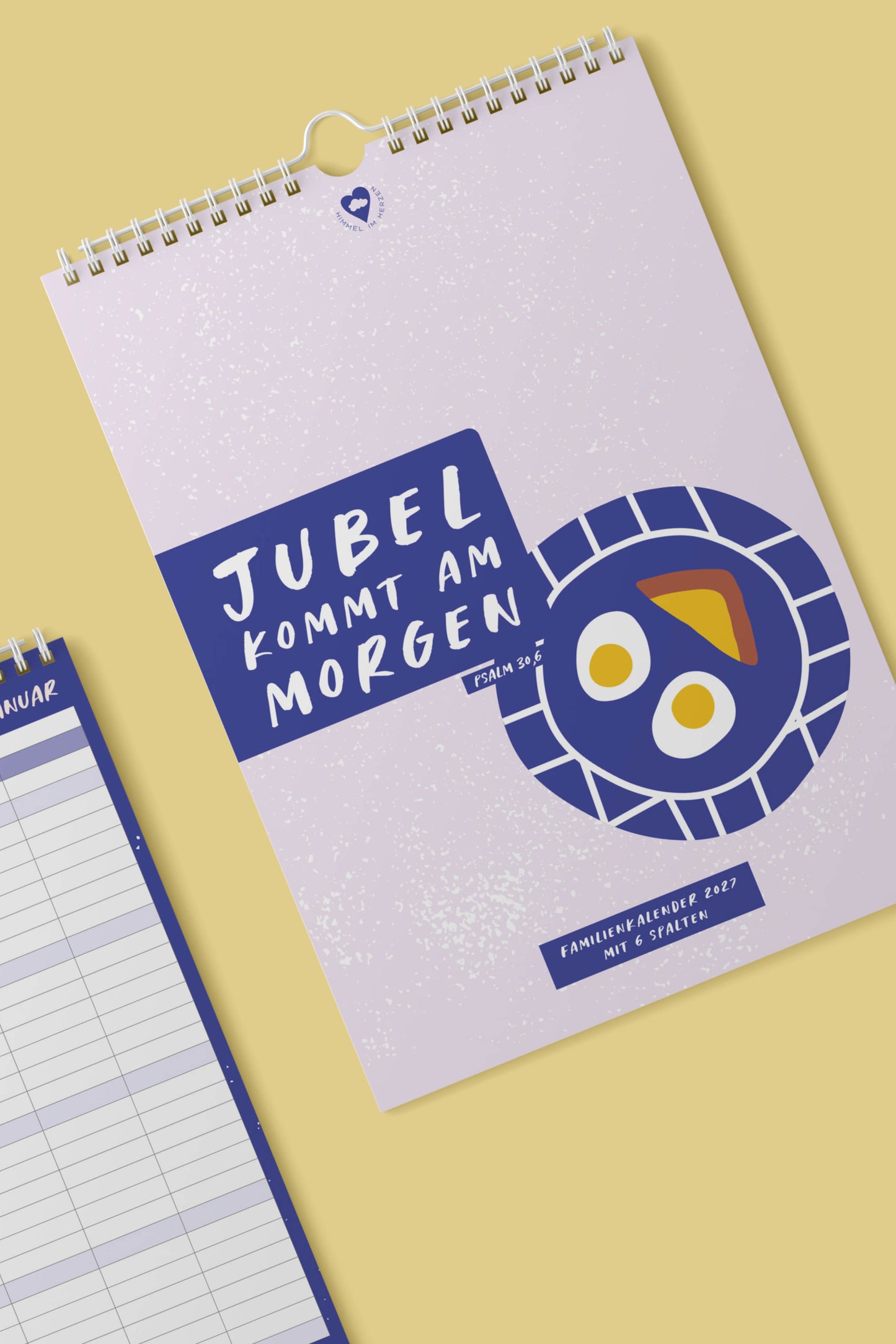 A3 Familienkalender 2027 - Jubel kommt am Morgen