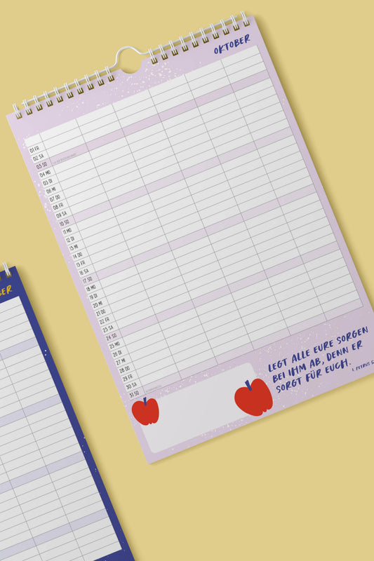 A3 Familienkalender 2027 - Jubel kommt am Morgen