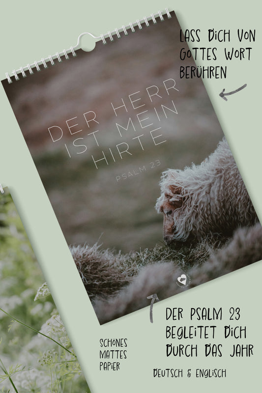 VORBESTELLUNG - A2 Wandkalender Psalm 23 - 2026