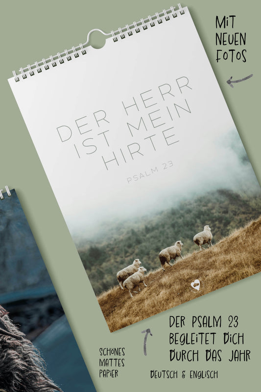 A2 Wandkalender Psalm 23 - immerwährend