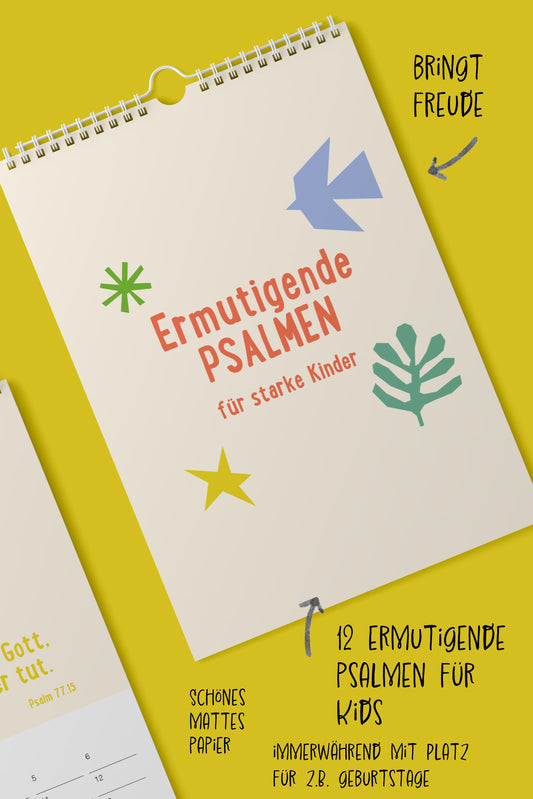 VORBESTELLUNG - A4 Kinderkalender - Psalmen
