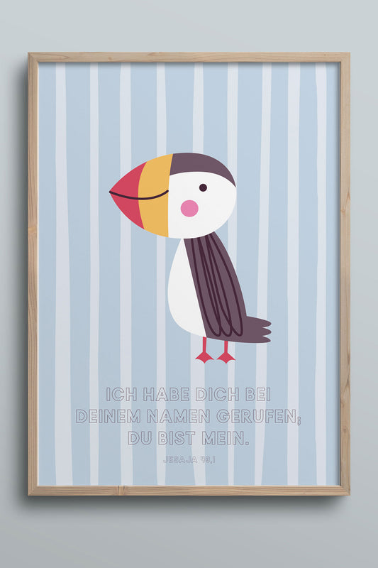 Kinderposter - Papageientaucher