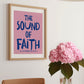 Poster - The sound of faith - A3