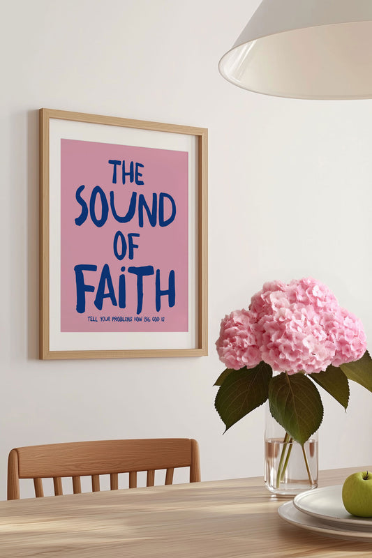Poster - The sound of faith - A3