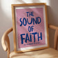Poster - The sound of faith - A3