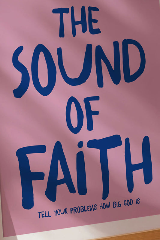 Poster - The sound of faith - A3