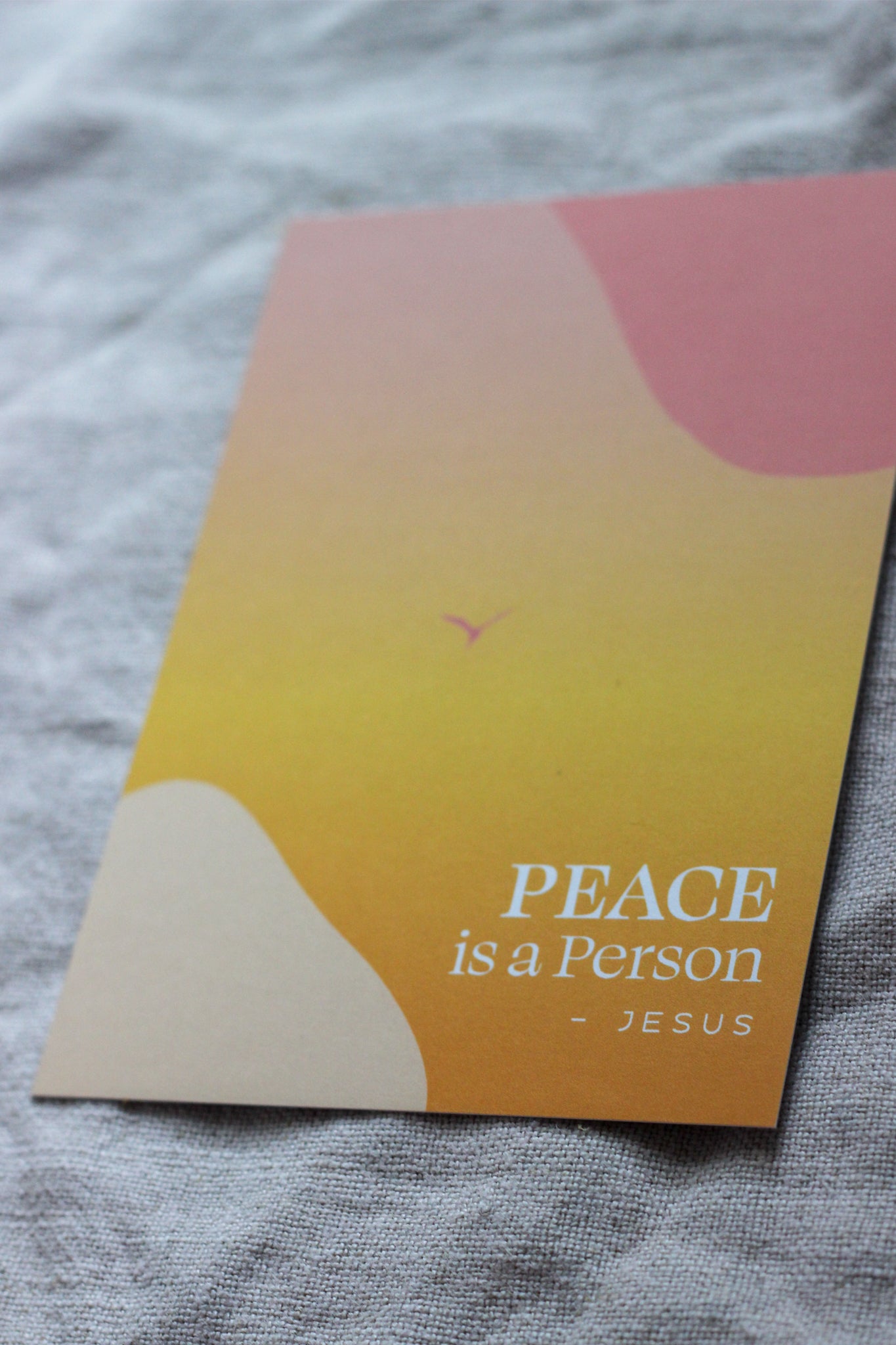 Postkarte - Peace is a person