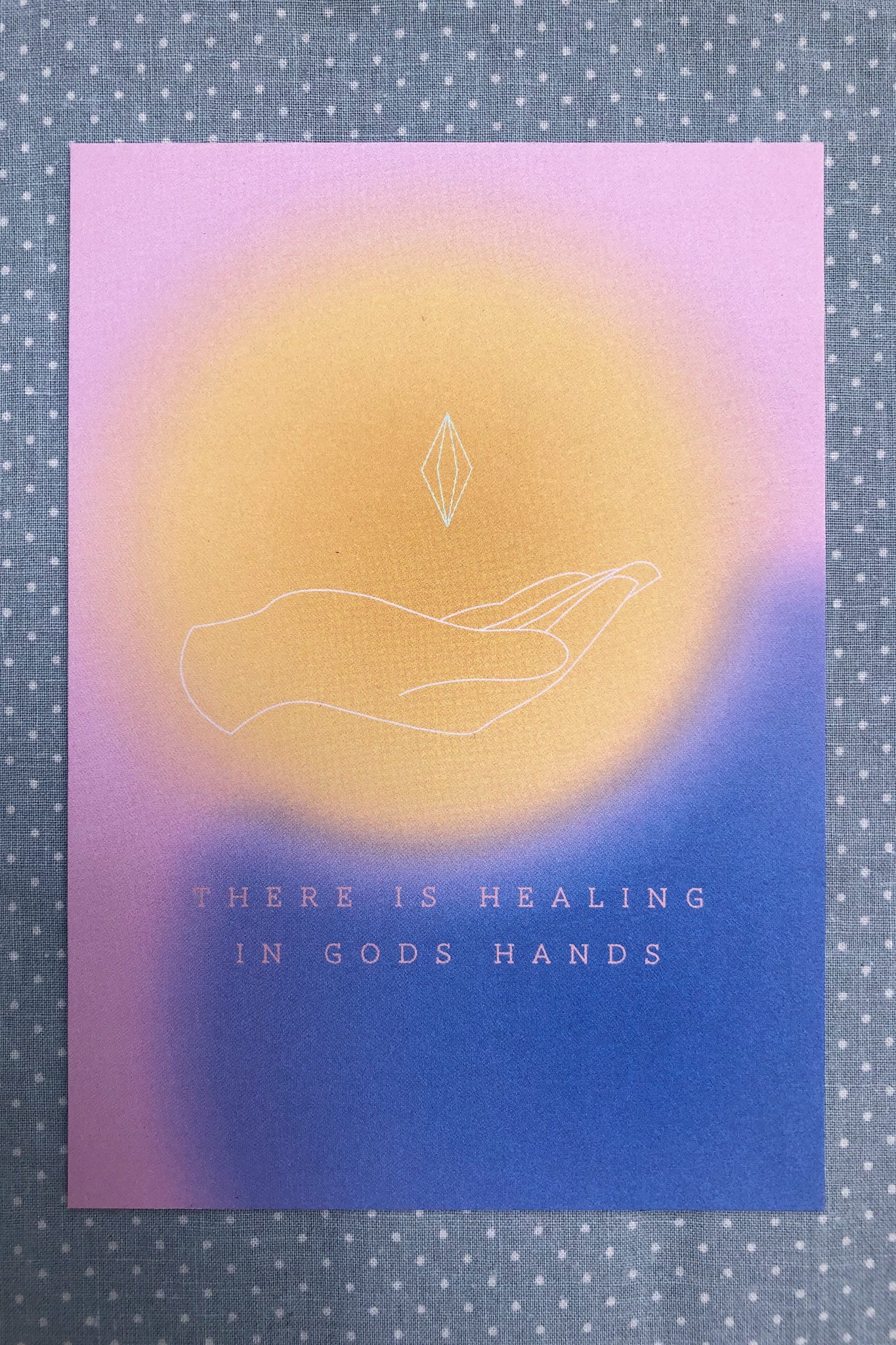 Postkarte - There is healing