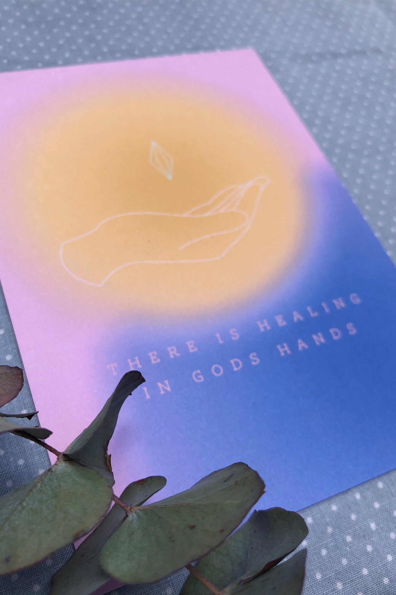Postkarte - There is healing