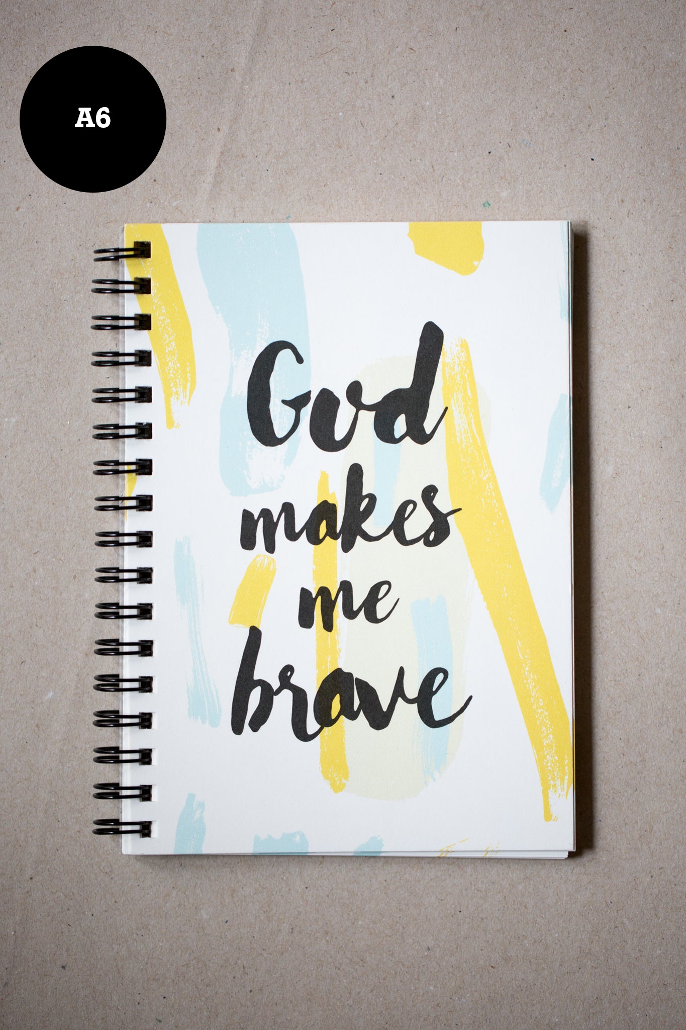 Notizbuch - God makes me brave