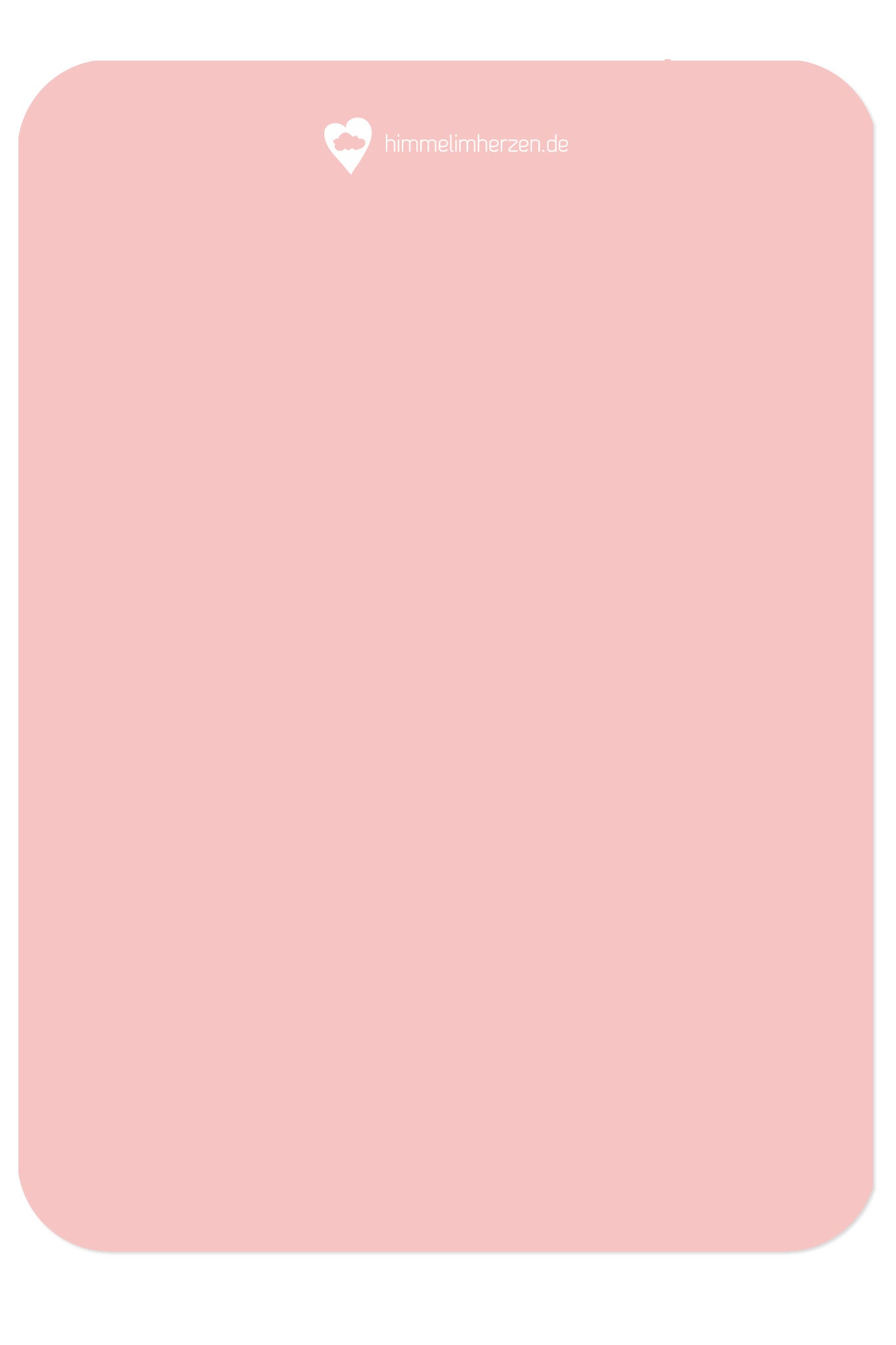 Rückseite der Postkarte von Himmel im Herzen mit einem Flamingo