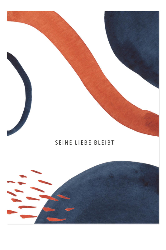 Postkarte - Edition Viola - Seine Liebe bleibt